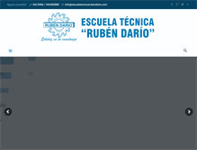 Tablet Screenshot of escuelatecnicarubendario.com